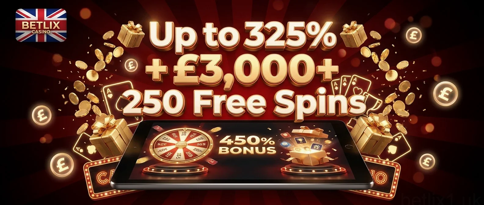 Up to 325% + £3,000+ 250 Free Spins